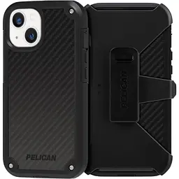 Протиударний чохол з кліпсою Pelican Shield Kevlar для iPhone 13 / iPhone 14 Black аналог OtterBox Defender