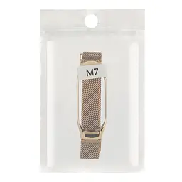Ремінець No Brand Milanese Loop Xiaomi Mi Band 7 Milanese Loop Rose Gold (32361_2917215) - мініатюра 2