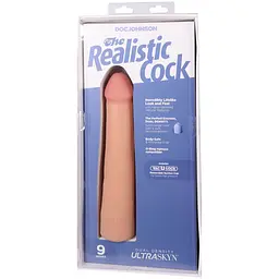 Фаллоимитатор Doc Johnson The Realistic Cock ULTRASKYN 9 Inch, 22.9 см - миниатюра 9