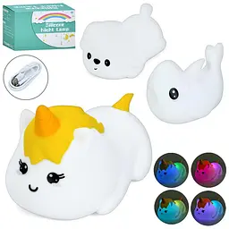Сенсорний силіконовий нічник LED з м’яким світлом (JL-702-703-707) в асортименті