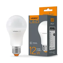 Лампочка Videx LED A60e 12W E27 4100K (VL-A60e-12274-S) - мініатюра 2