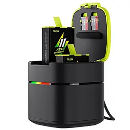 Зарядний пристрій Telesin Dual Fast Charging Box + 2 акумулятори для GoPro Hero 11/10/9 GP-FCK-B11 [76201] - мініатюра 2