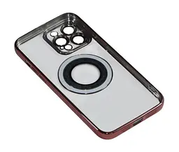Магнітний чохол XON PhoneCase Magnetic для iPhone 13 Pro Max (PCMC1113400P 8222) Рожевий/Прозорий - мініатюра 4