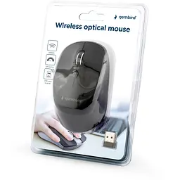Мишка Gembird MUSW-4B-05 Wireless Black (MUSW-4B-05) - мініатюра 4