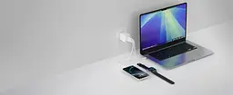Мережевий зарядний пристрій 2×USB-C + USB-A GaN PD PPS Belkin BoostCharge Pro 70 W White - мініатюра 6