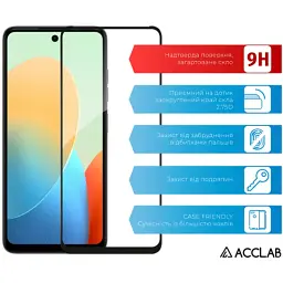 Скло захисне ACCLAB Full Glue Tecno Spark 20C Black (1283126589034) - мініатюра 3