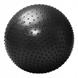 М'яч для фітнесу (фітбол) 4FIZJO 65 см масажний Anti-Burst 4FJ0618 Black (P-5905973400237) - мініатюра 5