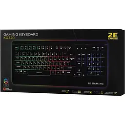 Клавіатура дротова 2E Gaming KG320 LED USB Black Ukr - мініатюра 8