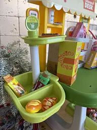 Ігровий набір Super Market 2-в-1: тележка для покупок + касовий апарат (зелений) - мініатюра 9