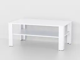 Стіл журнальний Forte Bengt Ш 1000 / В 420 / Г 600 Білий (id27-0000-34-white) - мініатюра 2