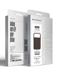 Силиконовый чехол с MagSafe для Apple iPhone 17 Pro Max, ICON2 MagCase, коричневый, противоударный, панель с мягкой подкладкой, защита всего корпуса, поддержка беспроводной зарядки, совместим с защитными стеклами и пленками, ArmorStandart (ARM87084) - мініатюра 10