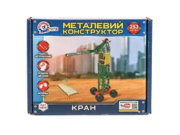 Конструктор металевий Кран, ТехноК (4890), 253 дет.