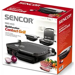 Електрогриль притискний Sencor SBG 6031SS - мініатюра 4
