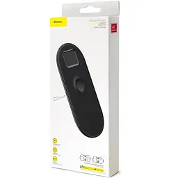Бездротовий зарядний пристрій Baseus Smart 3 в 1 (Phone + Watch + Pods) 18W WX3IN1-B01 Black - мініатюра 6