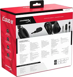 Гарнітура HyperX Cloud III Black (727A8AA)