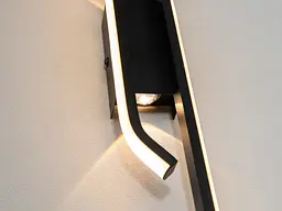 Бра настінне LED Diasha 1624/600BK, 30W, 1650 лм, чорний метал, сучасний стиль, IP20 - мініатюра 4