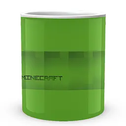Кухоль GeekLand Minecraft Майнкрафт Кріпер зелений смуга MС.02.372 330 мл білий - мініатюра 2