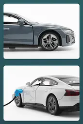 Колекційна металева модель автомобіля Автопром Audi RS e-tron GT із зарядною станцією, інерцією, світлом та звуком 1:36 - мініатюра 9