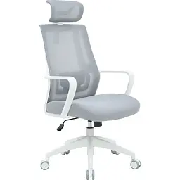 Офісне крісло OfficePro Harmony OC310-W-LG-LG White/Light Gray [167728] - мініатюра 4