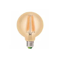 Лампочка Eurolamp G95 8W E27 4000K (LED-G95-08274(Amber)) - мініатюра 2