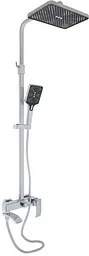 Душова система універсальна Qtap Swan Cascada Chrome з виливом QTSWA111CRM45566