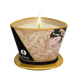 Масажна свічка Shunga Massage Candle - Vanilla Fetish (170 мл) з афродизіаками Shunga SH045018; SO2511 94364 - мініатюра 2