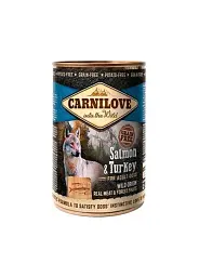 Carnilove Salmon & Turkey for Adult Dogs - Консерви з лососем та індичкою для дорослих собак 400 г