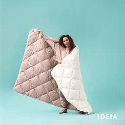 Ковдра Ideia Woolly зимова, 210х140 см, молочний з бежевим (8-34174) - мініатюра 14