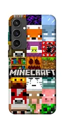 Чохол Demsky Minecraft collage для Samsung Galaxy S24 FE