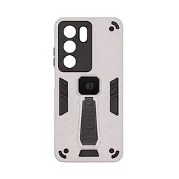 Чехол для Realme C73 5G, Proover, серый, с подставкой и магнитом, противоударный, ударопрочный, бронированный, панель-накладка, защита всего корпуса, термополиуретан (TPU) + поликарбонат (PC), ArmorStandart (ARM86771)