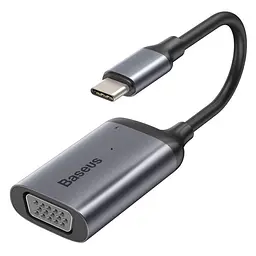 Перехідник Baseus Enjoyment Series Type-C to VGA+PD HUB Convertor CAHUB-O0G Dark Grey