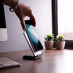 Підставка бездротового зарядного пристрою Olixar 15W - чорний - мініатюра 4