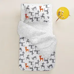Дитяча постільна білизна Cosas BAMBI 110х140см (Bambi_GreyBlots_140) - мініатюра 2