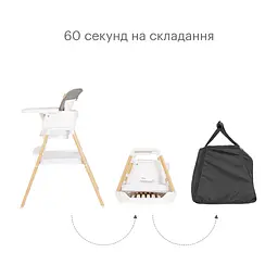 Стільчик для годування Tutti Bambini Nova, білий (611010/3511) - мініатюра 7