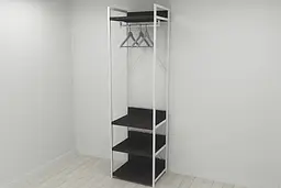 Шафа Гардероб Уні секція 3 серії Коннект Ferrum-decor 220x60x50см Білий метал ДСП Венге Магія 32 мм (FRD-104532) - мініатюра 3