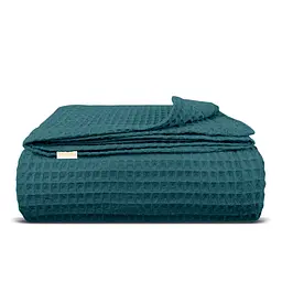 Плед-покривало Cosas Ocean Greek Waffle вафельний 200х220 см евкаліпт (Blanket_63Ocean_GreekWaffle_200x220)