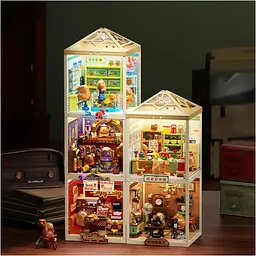 Конструктор JAKI серії Mini Super Town - Акваріумна крамничка капібар (FK023) - мініатюра 4