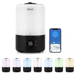 Зволожувач повітря Levoit Dual 200S Pro Smart Top-Fill LUH-D301S-KEUR чорно-білий (HEAPHULVSEU0079Y) - мініатюра 5