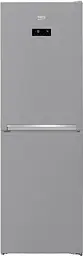 Холодильник з нижньою морозильною камерою Beko RCNA386E30ZXB 203х67х60см 2 двері A++ NF Сірий (RCNA386E30ZXB)