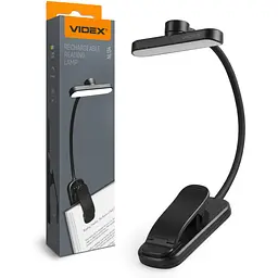 LED Світильник акумуляторний для читання VIDEX (VL-NL134B)