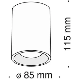 Світильник точковий Kloodi KD-5089 IP65 WH - мініатюра 3