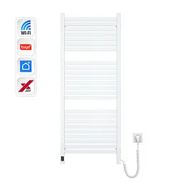 Navin Рушникосушка електрична Авангард Х, 1200х480х71мм, Wi-Fi, сталь, білий, праве підключення - мініатюра 2