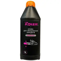 Масло для змащування ланцюгів бензопил та електропил Noker 1л Super Oil
