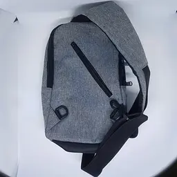 Рюкзак антизлодій із захистом та USB-портом міні Mini сірий - мініатюра 6