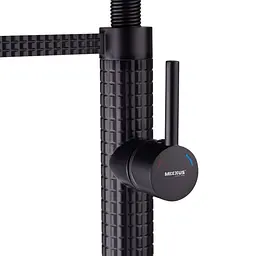 Змішувач для кухні Mixxus Premium Spark 017 Black MI6969 Чорний матовий - мініатюра 6