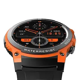 Розумний смарт-годинник Smart Watch DM55 AMOLED Full HD з Bluetooth-дзвінками та 20+ спортивними режимами Помаранчевий - мініатюра 5