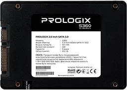 Накопичувач SSD ProLogix Sata 2.5 512GB S360 480 500 (PRO512GS360) - мініатюра 2