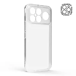Прозрачный чехол для Xiaomi Poco F8 Ultra с защитой камеры, тонкий, силиконовый, бесцветный, ударопрочный, противоударный бампер с закрытой камерой, ArmorStandart (ARM89266) - мініатюра 2