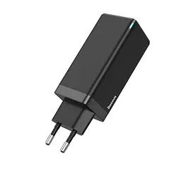 Мережевий зарядний пристрій Baseus GaN2 Pro Quick Charger 1 USB + 2Type-C 65W CCGAN2P-B01 Black - мініатюра 2