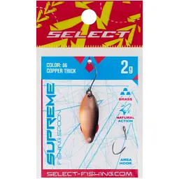 Блешня Select Supreme 2.0g 27mm #06 Copper Trick - мініатюра 2
